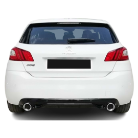 Peugeot 308 (2014-2020) Arka Tampon - Difüzör (Plastik)